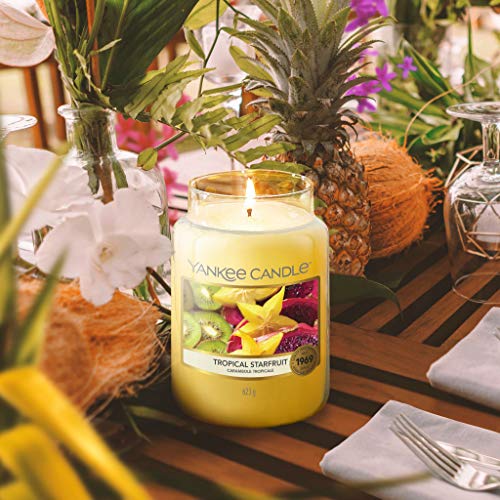 Yankee Candle Scented Candle | Scented Candle | Ctropical Starfruit Large Jar Candle | Burn Time: Up To 150 Hours #TOP2