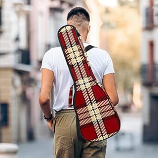 Housse pour ukulélé beige et rouge écossais écossais de 10 mm d’épaisseur avec rembourrage en éponge de 53,3 cm avec… - Les Beatles, Paul McCartney, John Lennon, RIngo Starr, George Harrison Housse pour ukulélé beige et rouge écossais écossais de 10 mm d'épaisseur avec rembourrage en éponge de 53,3 cm avec… – Image 5