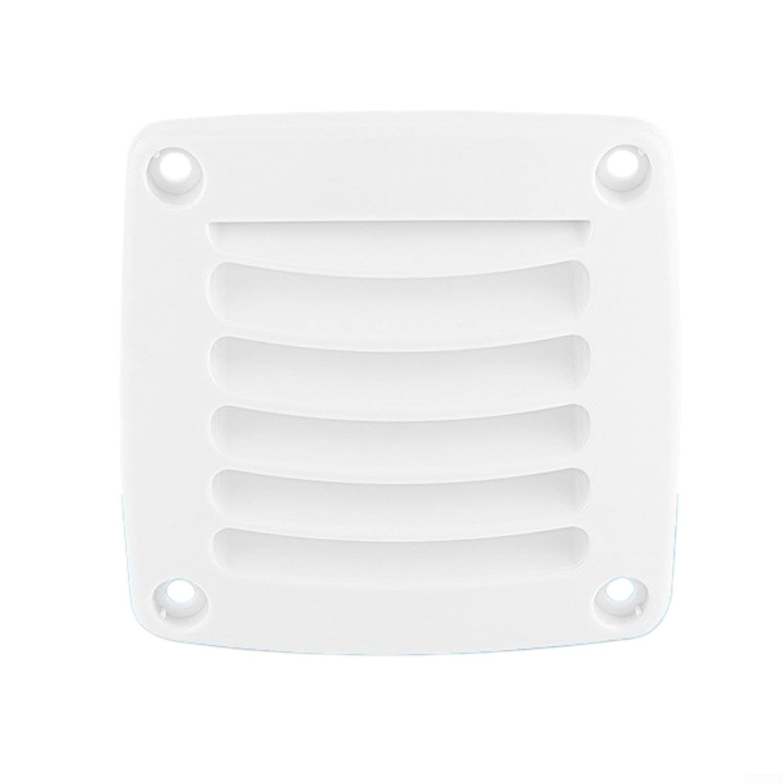 Marine Ventilation Grille, ABS Plastic Louver Air Vent Cover(Small white)