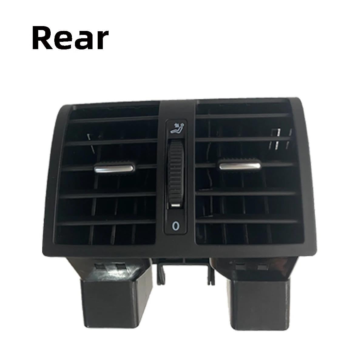 Per VW Per Touran 1T 1T1 1T2 1T3 Per Caddy 2003-2015 1T0819203 1T0819203A 1T0819203B 1TD819203 Nero Posteriore Aria Condizionata Griglia Ventilazione Bocchette Dell'Aria Condizionata Auto