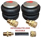 Chassis Tech Airbag Ride Springs Suspension Pair D1 2500lb Air Bags 1/2