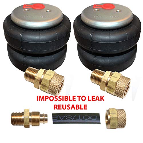 Chassis Tech Airbag Ride Springs Suspension Pair D1 2500lb Air Bags 1/2