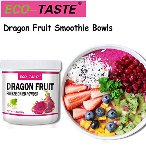 Dragon Fruit Powder, 5.3 oz.(150g), Pure Freeze Dried Pitaya Powder (5.3 oz)