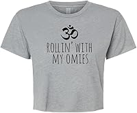 Vista 8 de Women's Screen Printed Crop Tee, Shirts With Sayings