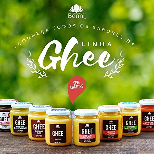 Kit 2 Manteiga GHEE com Alho 200g Benni Alimentos