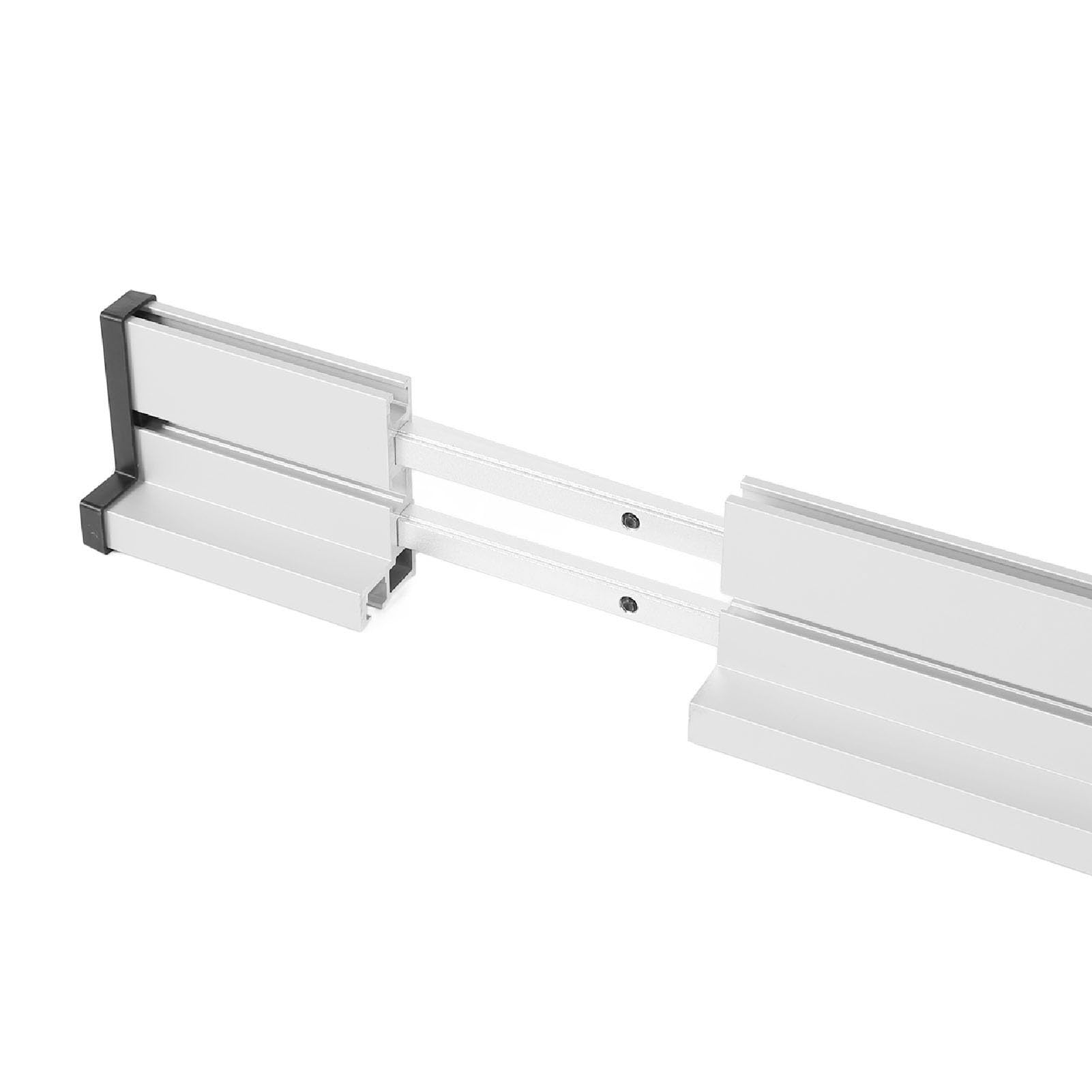 Recinzione Obliqua Regolabile in Lega di Alluminio per da Tavolo e Tavolo Fresatrice Precisione di Taglio 1100-1460 Mm