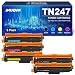Produktbild 5er-Pack Toner TN247 mfc l3750cdw Ersatz für Brother TN-243CMYK TN-247 Kompatibel Toner für Brother MFC-L3750CDW DCP-L3550CDW MFC-L3770CDW HL-L3230CDW - 2 Schwarz 1 Cyan 1 Gelb 1 Magenta
