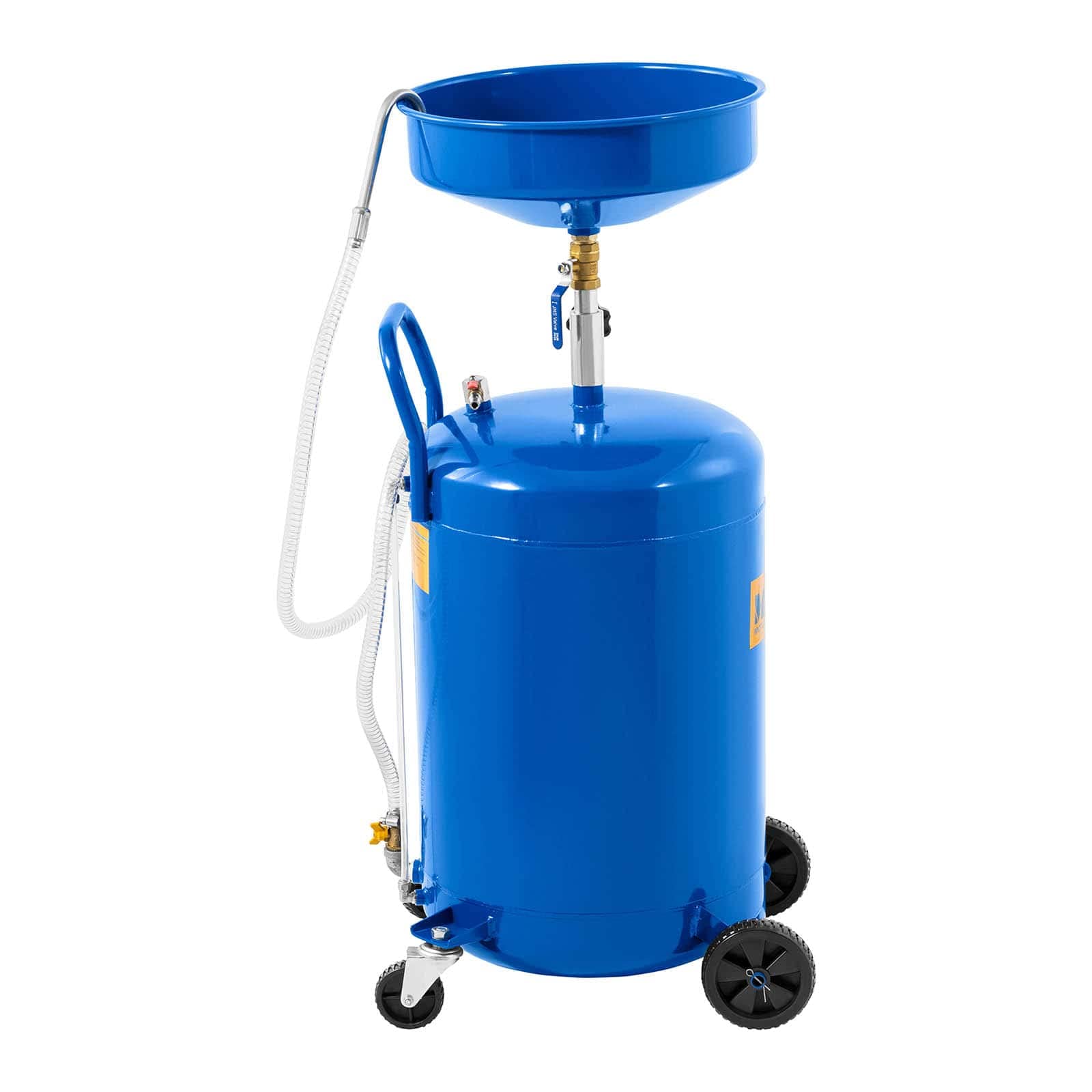 MSW Colector de Aceite 68 L Usado para Taller MSW-OD-68 (Capacidad de la Bandeja colectora: 68 L, Capacidad del Tanque de Recogida: 10 L, Altura Regulable: 940-1300 mm)