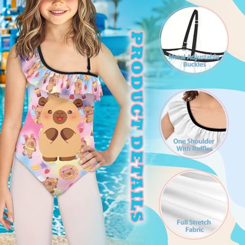 Image of Yzaoxia Girls One Piece Swimsuits Bathing Suit for Kids Swimwear 3-14Y