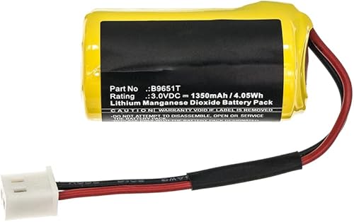 Miniatura 5 de Synergy Digital Batería PLC, compatible con GE Fanuc Series 3 PLC, (Li-MnO2, 3 V, 1350 mAh) batería de ultra alta capacidad