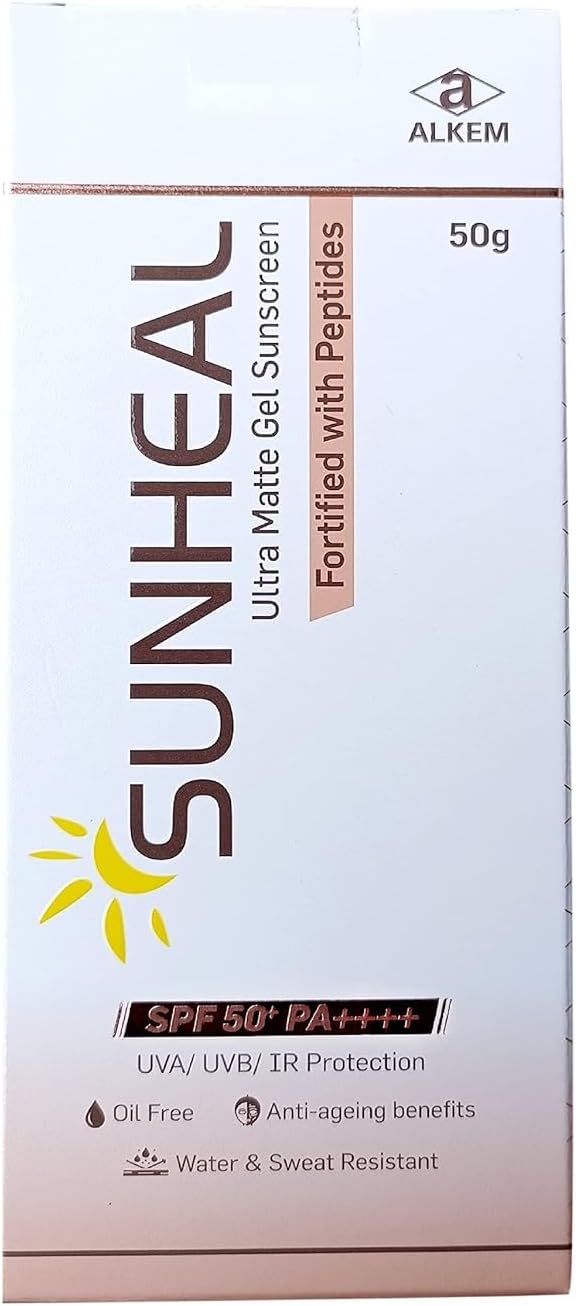 Alkem Sunheal Ultra Matte Sunscreen Spf 50+ Pa++++ (50 Gm), All