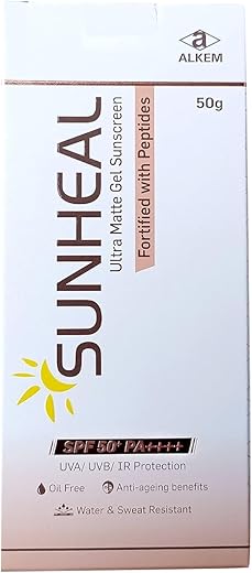 Alkem Sunheal Ultra Matte Sunscreen Spf 50+ Pa++++ (50 Gm), All