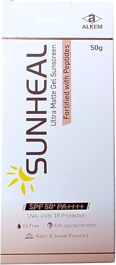 Acti Biotic Alkem Sunheal Ultra Matte Sunscreen Spf 50+ Pa++++ (50 Gm), All