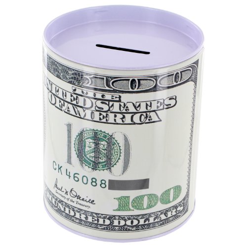 Metal Money Coin Bank by Kole Imports
