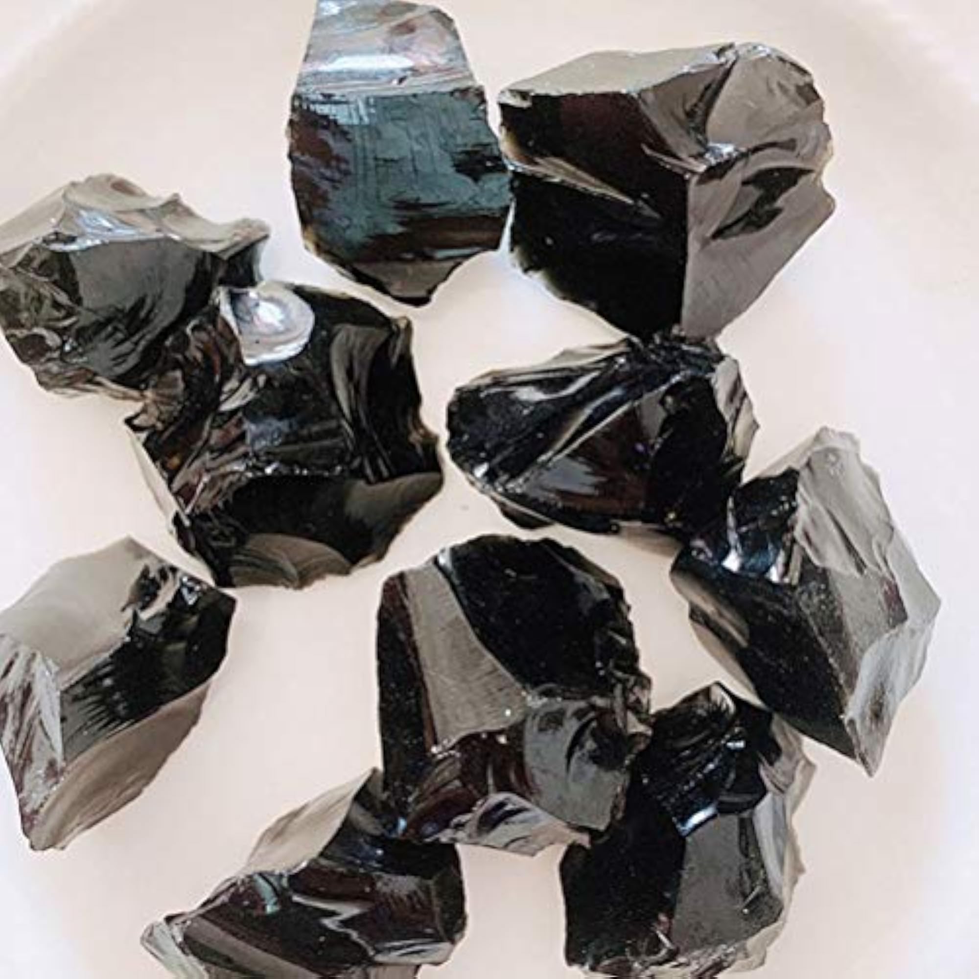 500g Obsidian Tumbled Chips for Reiki Healing