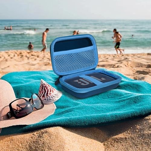 Image of Case for JBL GO 5 4 GO4 Portable Bluetooth Speaker, Waterproof and Dustproof Feature, Blue- Case Only