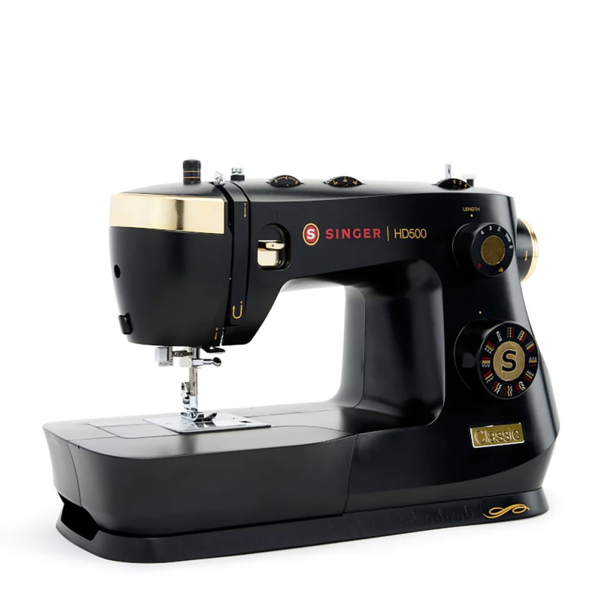 SINGER Heavy Duty 500 Classic NEU mechanische Nähmaschine, extra hoher Nähfuß, 32 Stiche, extra stabiler Metallrahmen und Freiarm