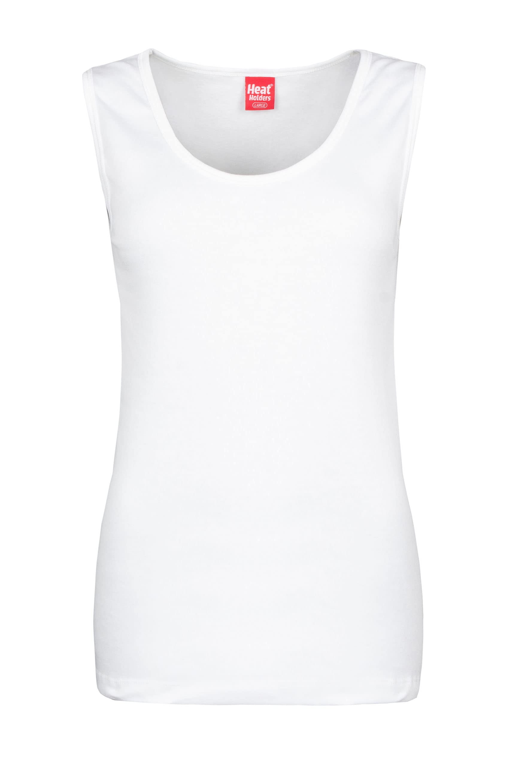 HEAT HOLDERS SOCKSHOP Ladies' 0.45 TOG Sleeveless Vest Pack of 1 White S