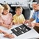 Backgammon Set - Klappbares Reise Backgammon für 2 Spieler mit Aufbewahrungstasche | Tragbares Brettspiel 36.5x26cm für Erwachsene & Camping