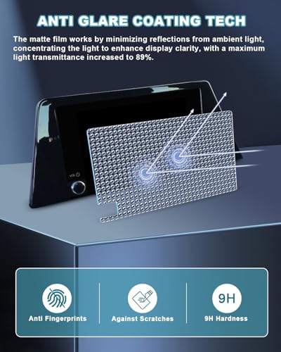 Image of CDEFG Matte Anti Glare for 2023-2025 2026 Toyota Prius Screen Protector, Tempered Glass 8 Inch Touchscreen, 2023 2024 2025 2026 Toyota Prius Accessories Screen Cover Anti Fingerprints
