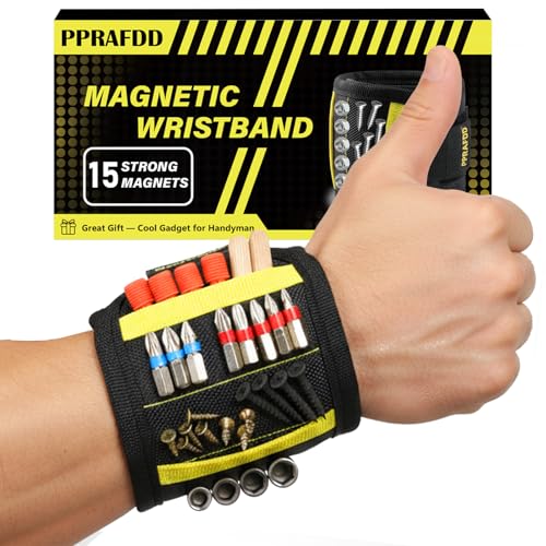 PPRAFDD Magnetic Wristband for Tools Gift for Men Stocking Stuffers