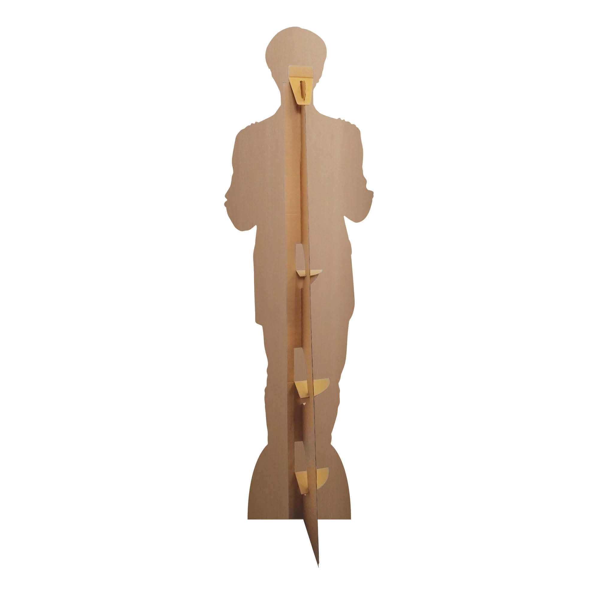 Sagoma In Cartone A Grandezza Naturale Con Abito Rosso – 179 Cm, Idea Regalo Per Fan Di Musica E Feste A Tema