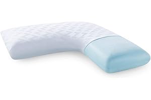 MALOUF Z Gel Memory Foam V-Shaped Pillow: The Ideal Side Sleeper's Companion