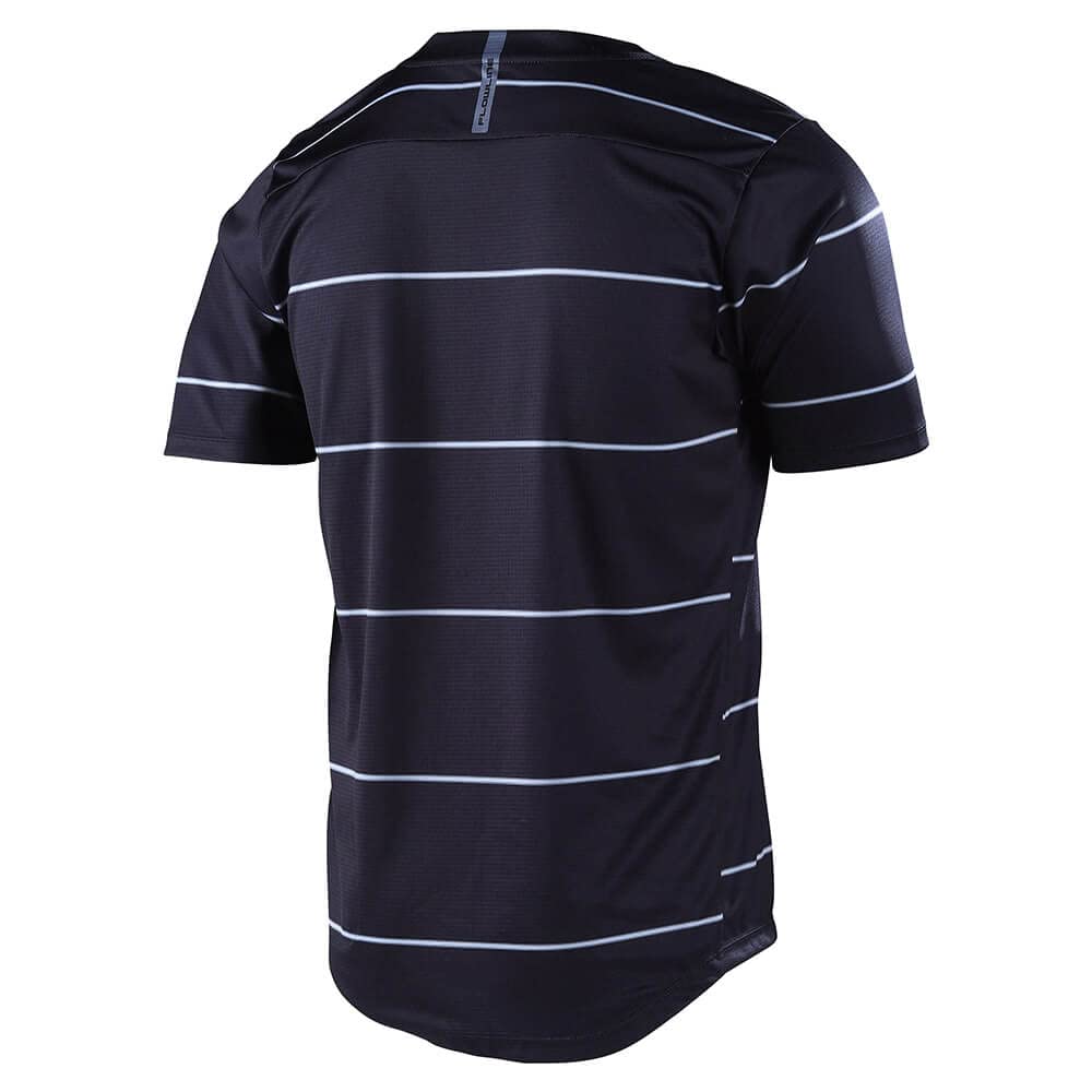 Troy Lee Designs Cycling MTB Bicycle Mountain Bike Jersey Shirt for Men, Flowline SS Revert (Black, X-Large)