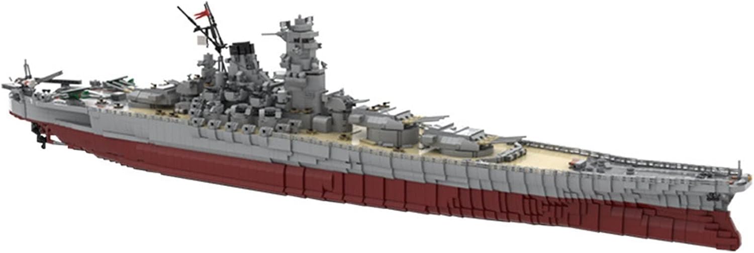 Battleship Building Blocks Set, 8717 Pcs MOC Yamato Space Battleship