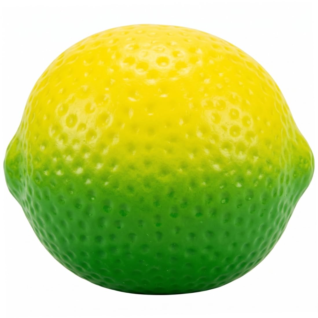 BeVistoso Lemon Stress Ball, Crunchy Squish Fidget Toy - Color Changing Handmade Realistic Squeeze Ball For Stress Relief, Green, Crunchy