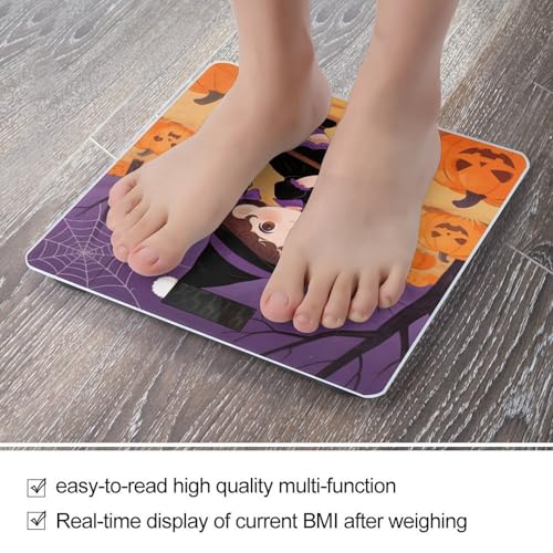 Báscula digital Halloween precisa con pantalla LCD grande miniatura 5