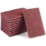 10 Stück Schleifpapier Scheuerschwamm 15x10x1 cm, Doppelseitig Putzschwamm,...