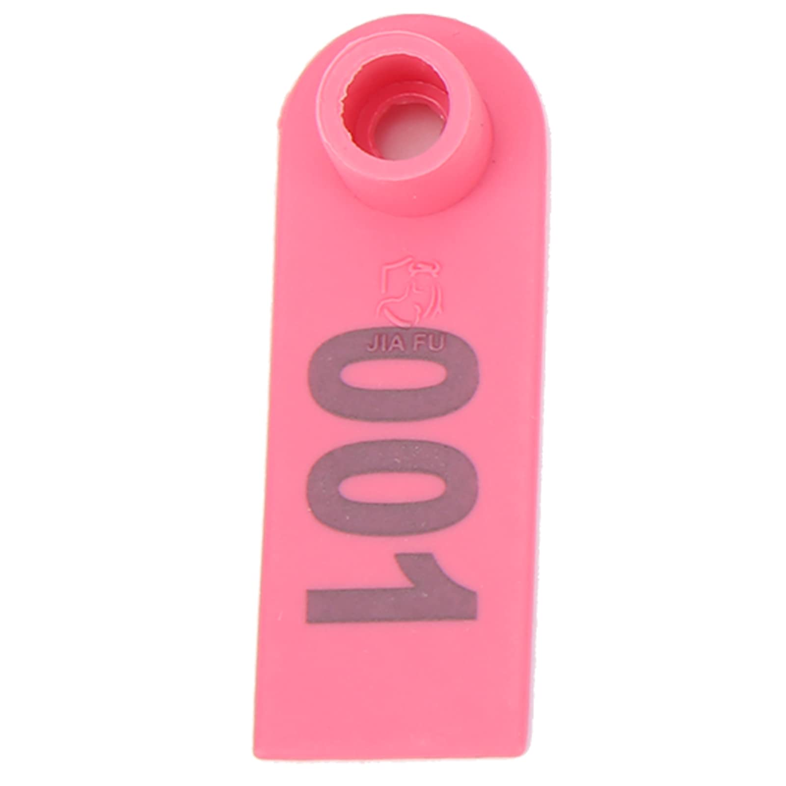 100 Pezzi di Marchi Auricolari per Animali da Fattoria in Plastica per Orecchini di Plastica per Capre Pecore Bovini Mucche Maiali[Rosa] Accessori per il trasporto di animali da allevamento