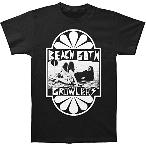 Photo de Yustery Growlers Men's Beach Goth Slim Fit T-Shirt Black