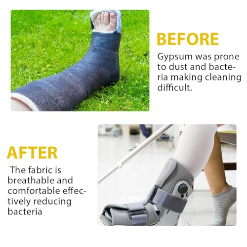XYYLLL Schlauchsocken 5 Stück Kompressionsstrümpfe Gipsschutz fuß Atmungsaktive Schutz Gips Sensorische Socken für Walking Boots 2.75 x 39.3 inch