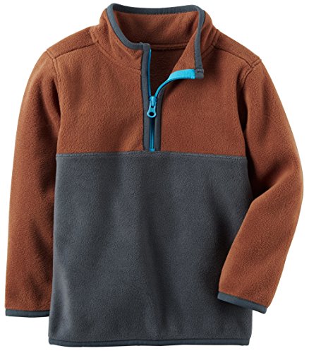 Pullover molleton Carter's bébé garçon marron et marine 3 mois