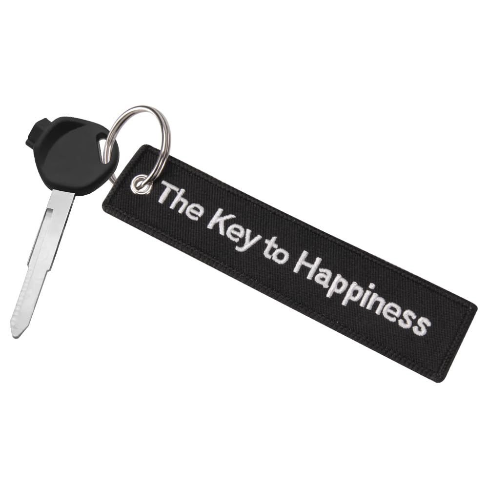 Motorcycle Keychain Tag, Key Ring for Scooters, ATV, UTV, Cars, Backpacks, Trucks, Sportbikes, Dirt Bike