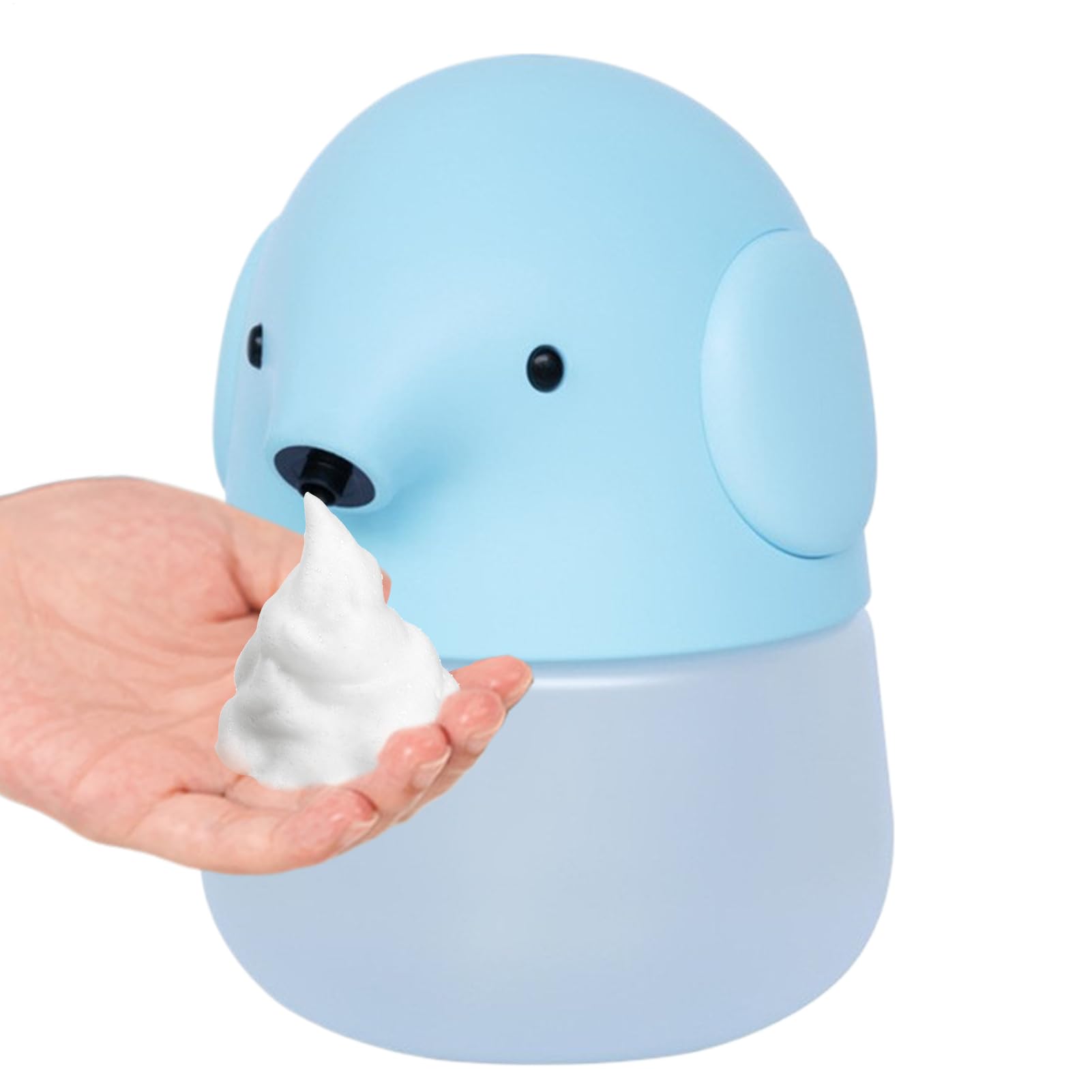 Erogatore automatico di schiuma del sapone 300ml ricaricabile di schiumatura | Dispenser automatico di sapone da cucina per bagno cucina casa asilo bambini in età prescolare