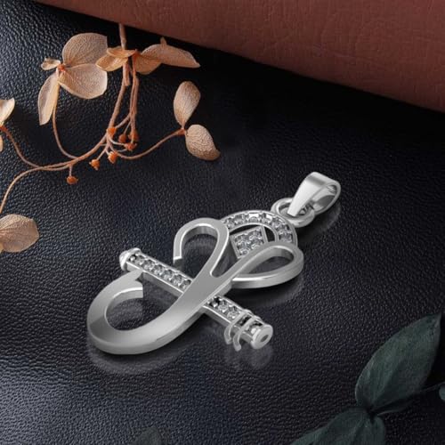 Image of Miss Highness 925 Sterling Pure Silver Pendant for Men & Women, Religious Pendants, Without Chain, Silver Jewellery with Authenticity Certificate, Birthday, Anniversary, Gift for Husband and Boyfriend