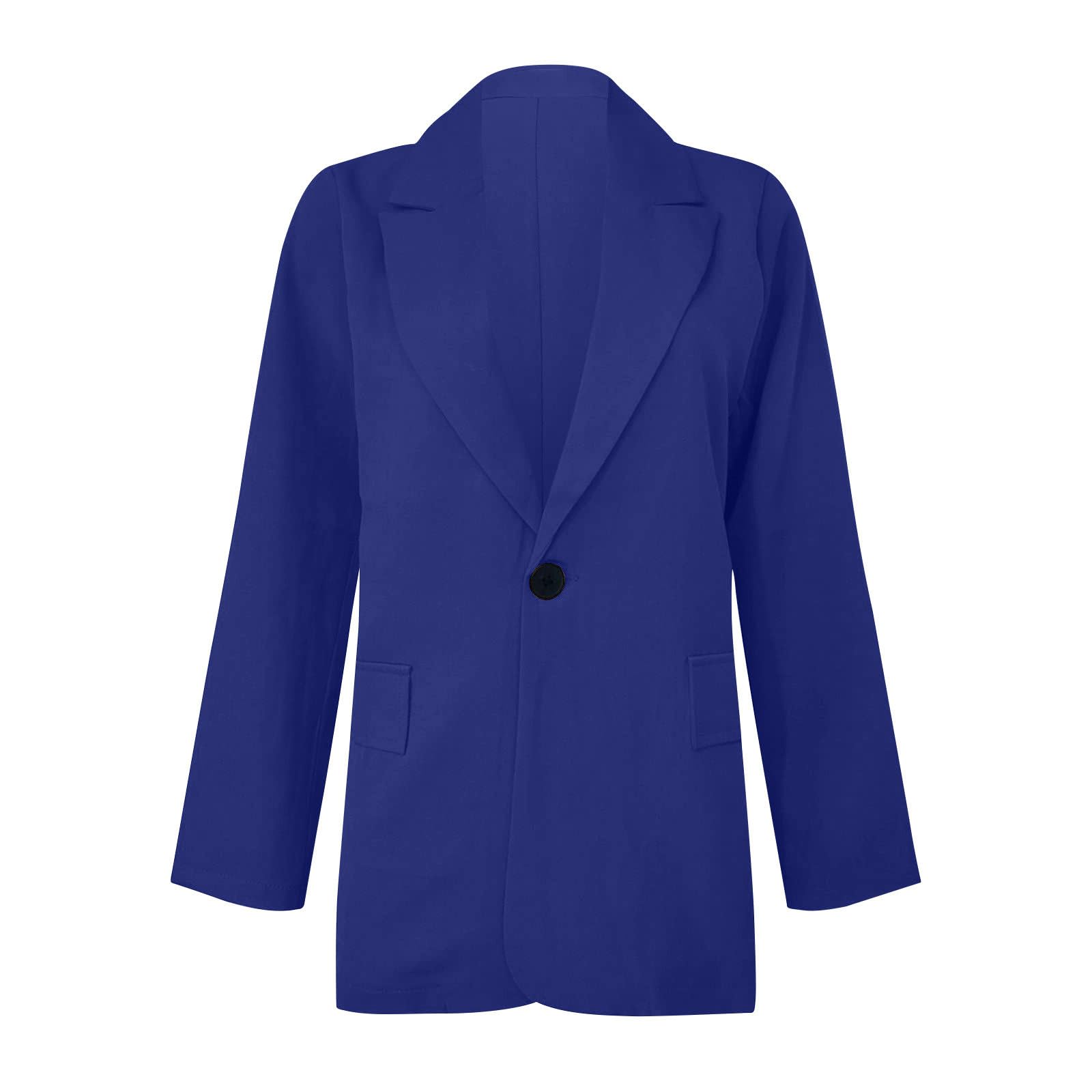 Ybing Hosenanzug Damen Elegant Einfarbig Blazer Anzug Set Mode Revers Business Blazerjacke + Anzughose Zweiteiler Streetwear Hosenanzüge Slim Fit Sportlich Büro Outfit Anzugjacke Freizeitanzug
