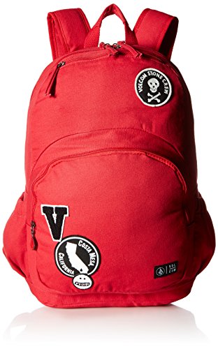 Volcom: Fieldtrip Cnvs Bkpk  Mochilas Mujer  Rojo  Road Red   16.5x45.75x44.5 cm