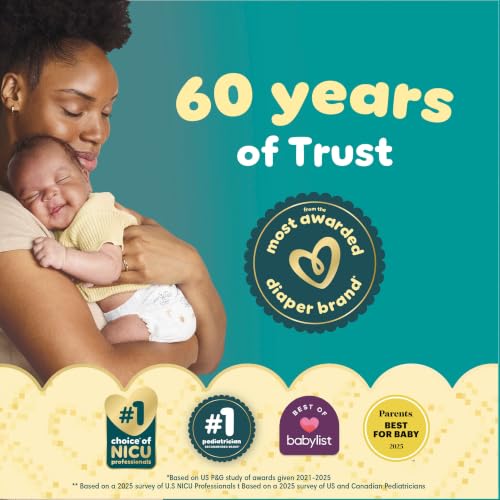 Image of Pampers Swaddlers Diapers, Size 5 (20-37 lbs), 104 Count, Hypoallergenic, Absorbent, Keeps Baby Dry and Comfortable, Skin Safe Disposable Baby Diaper