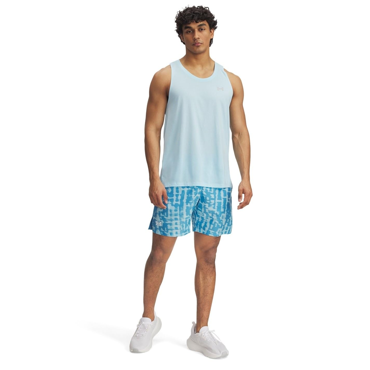Under Armour Launch Print 7In Short de Running Hommes Blue/Stream