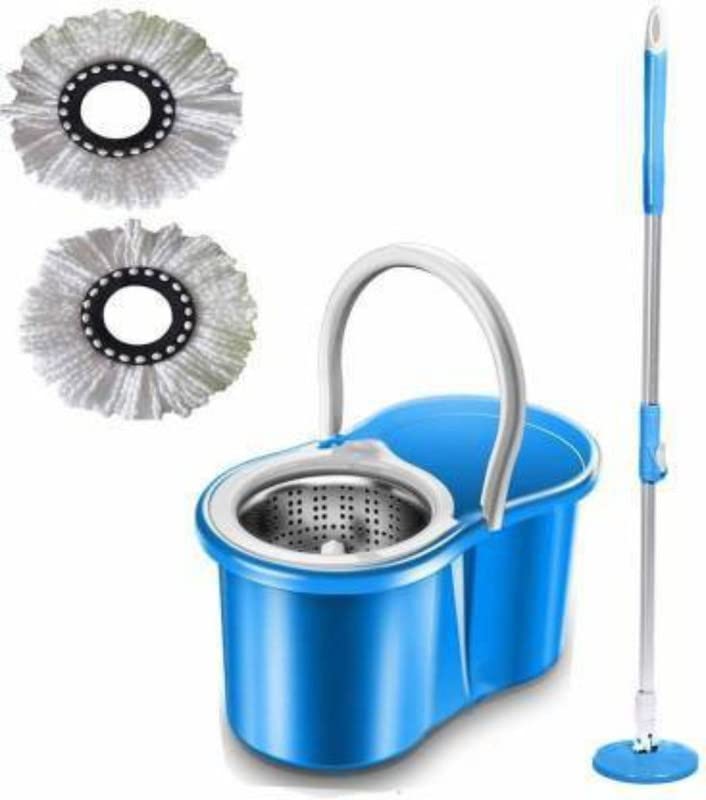 Buy Boxn Easy Magic Spin Floor Mop 360 Degree Bucket Mop Steel Spinner