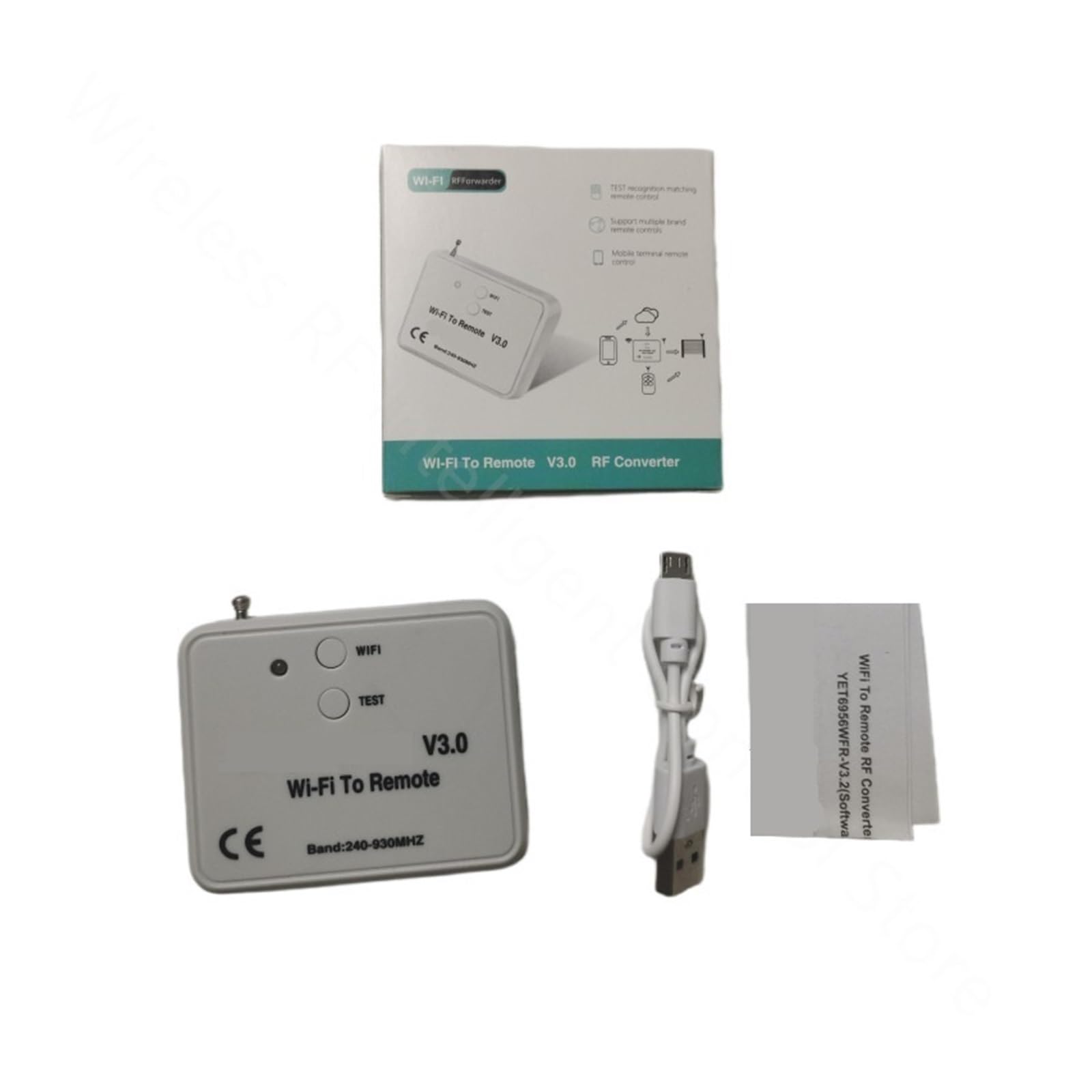 WiFi a multifrequenza codice variabile 330 433 868 MHz WiFi interruttore presa relè modulo interruttore telecomando