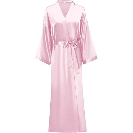 Women's Silky Satin Bathrobe - Indulge in Tranquil Luxury
