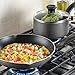 T-fal Initiatives Nonstick Cookware Set 6 Piece Oven Safe 350F Cookware, Pots and Pans, Oven, Broil, Dishwasher Safe Gray