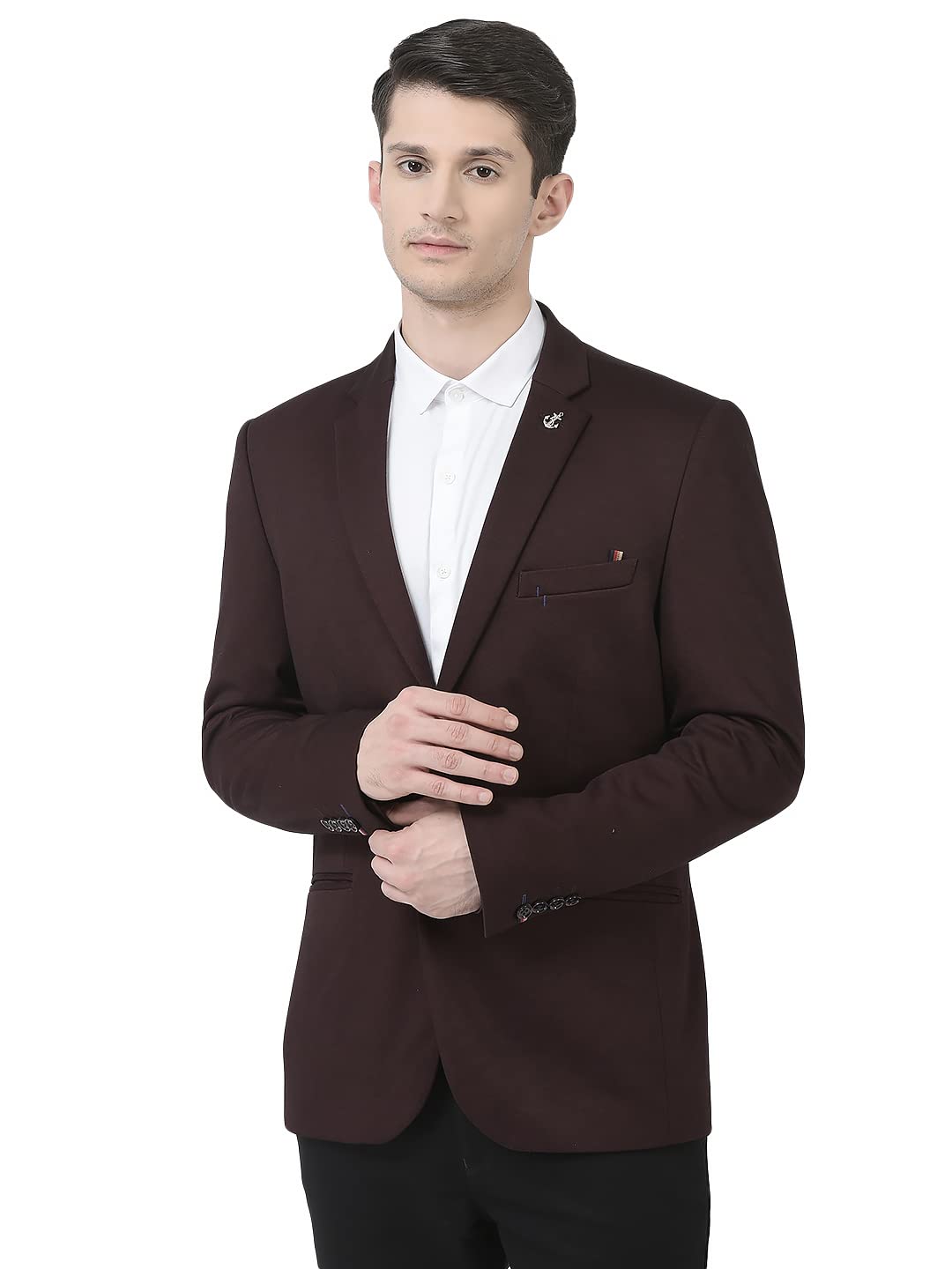 crimsoune club Men Wine Blazer-picture-31