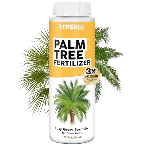Palm Tree Fertilizer, Liquid Plant Food for Rich Green Fronds, 8 oz | Indoor & Outdoor Use
