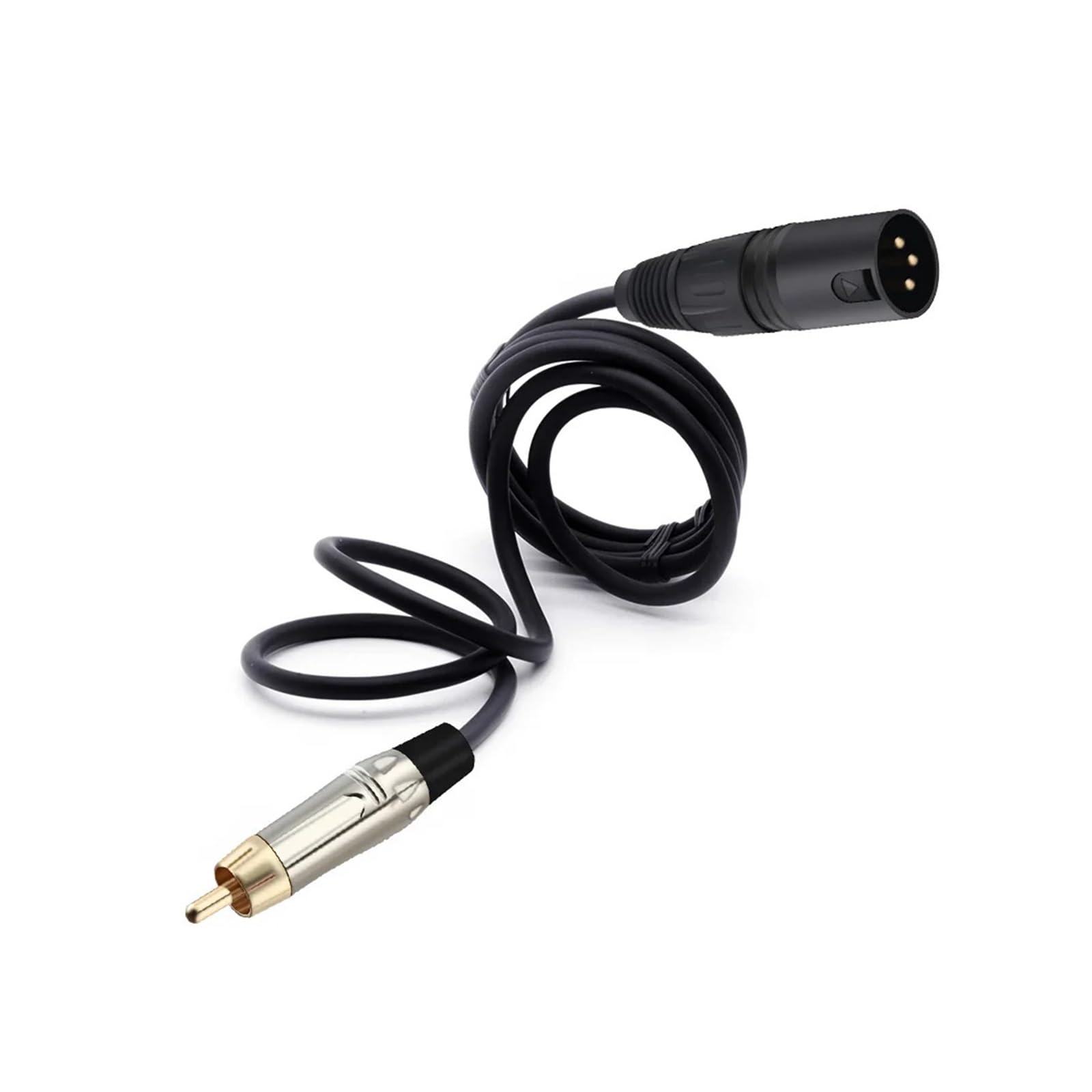 Adaptateur RCA mâle vers XLR résolvant les pertes de signal du câble
